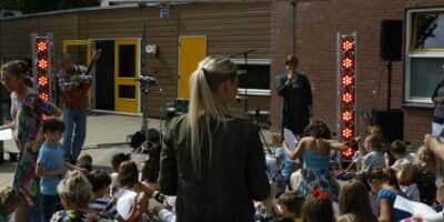 Drumshow in actie